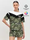Женская пижама с шортами / Россия камуфляж
