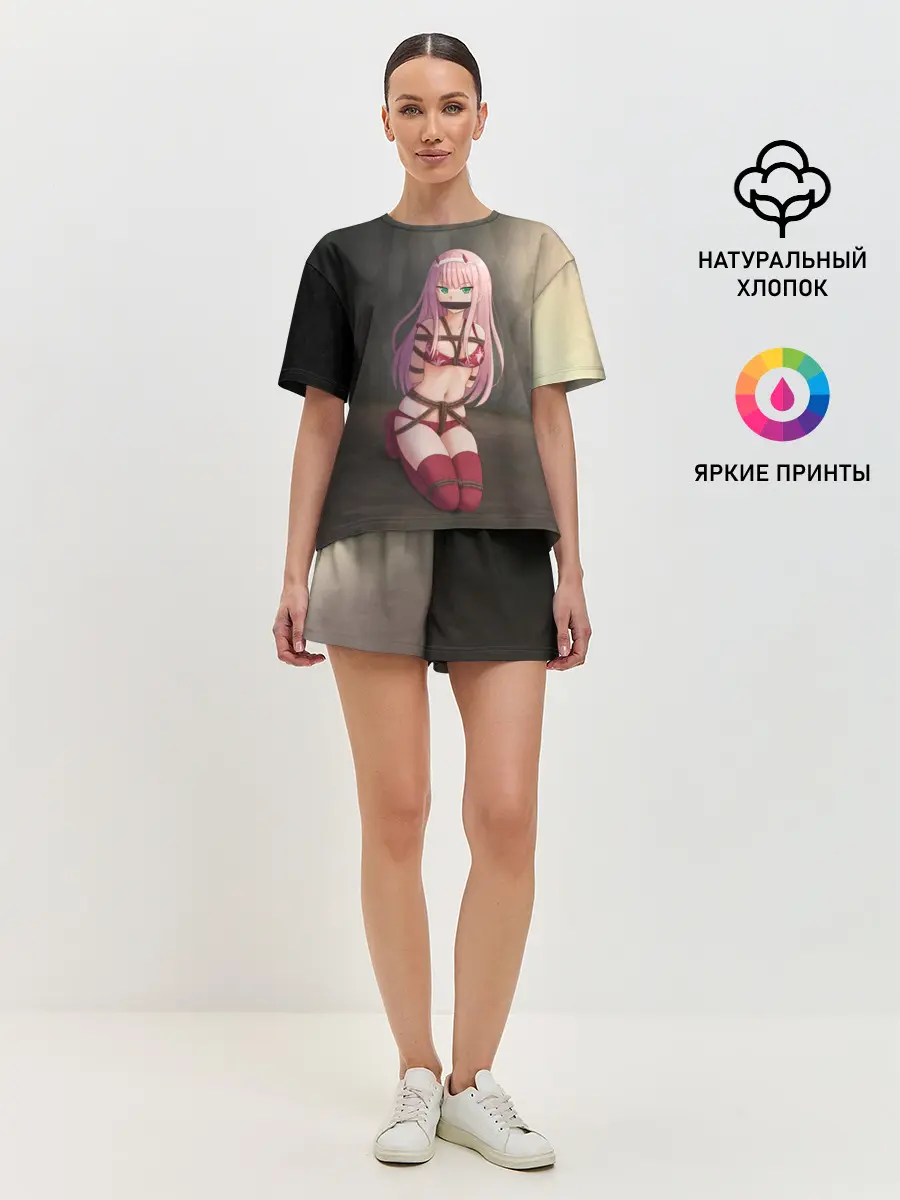 Женская пижама с шортами / МИЛЫЙ ВО ФРАНКСЕ