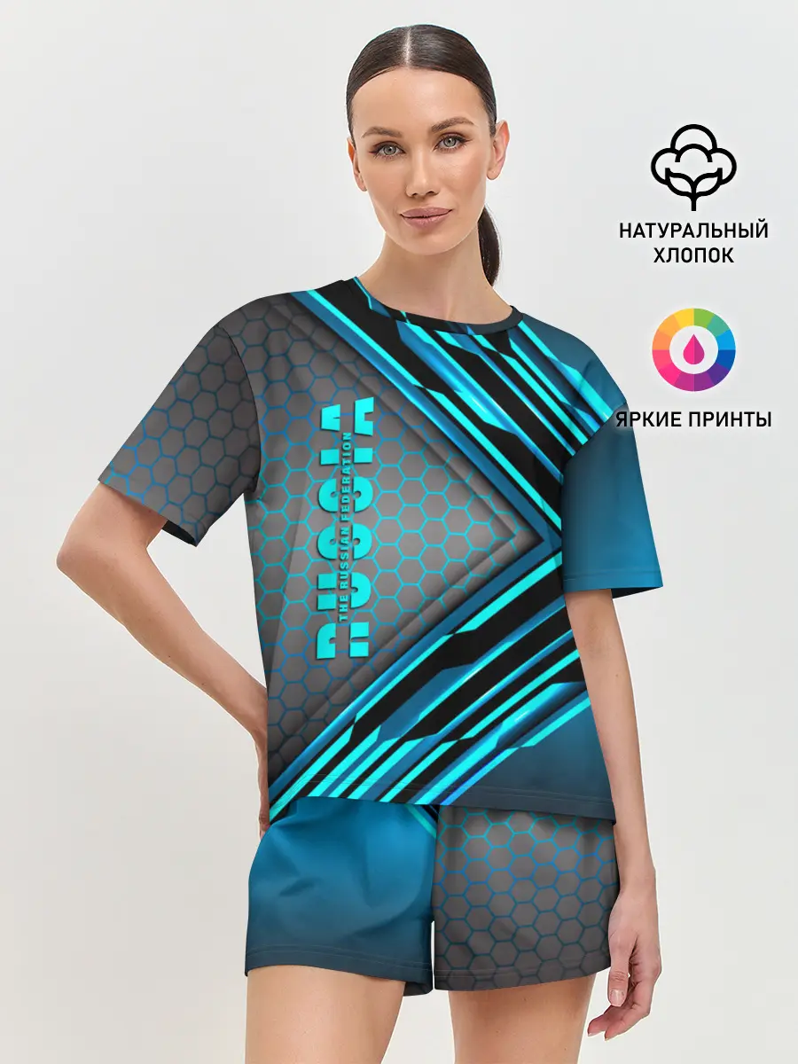 Женская пижама с шортами / Russia