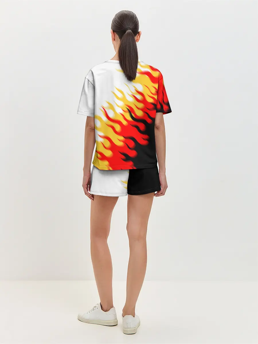 Женская пижама с шортами / ОГОНЬ.