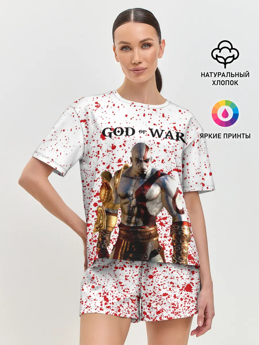 Женская пижама с шортами / GOD OF WAR