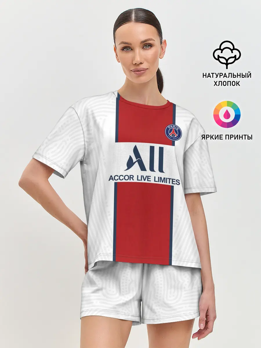 Женская пижама с шортами / PSG away 20-21