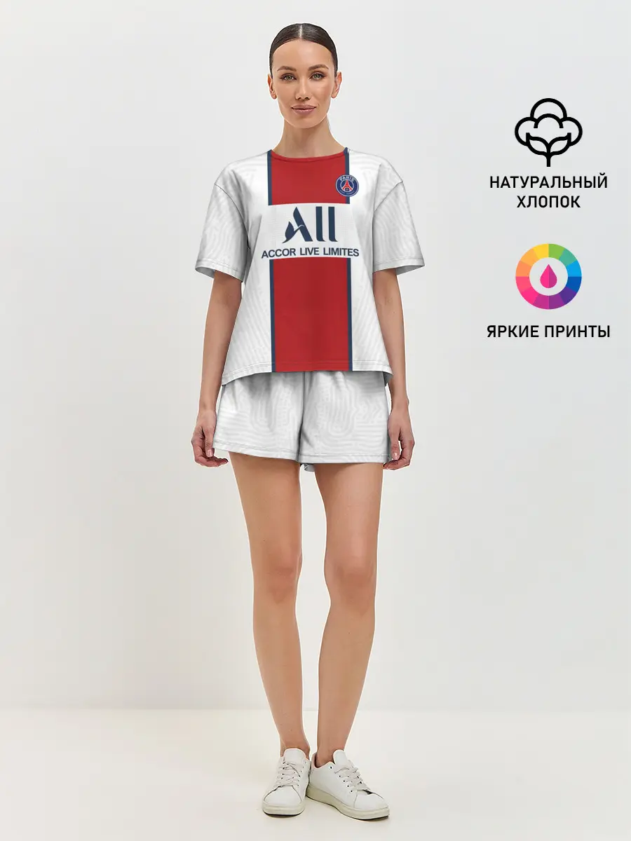 Женская пижама с шортами / Neymar away 20-21