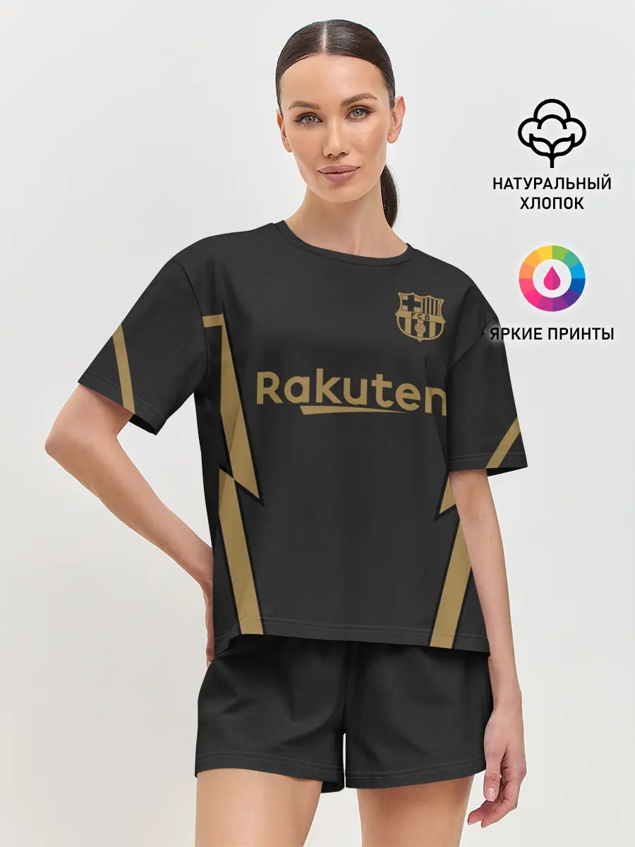 Женская пижама с шортами / Messi away 20-21