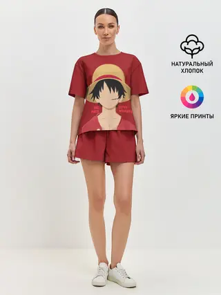 Женская пижама с шортами / Luffy
