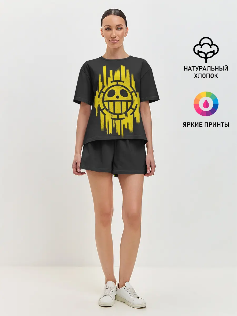 Женская пижама с шортами / Skull One Piece