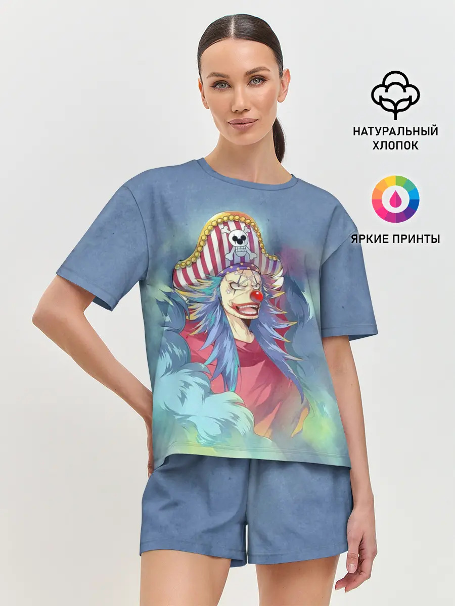 Женская пижама с шортами / Клоун Багги