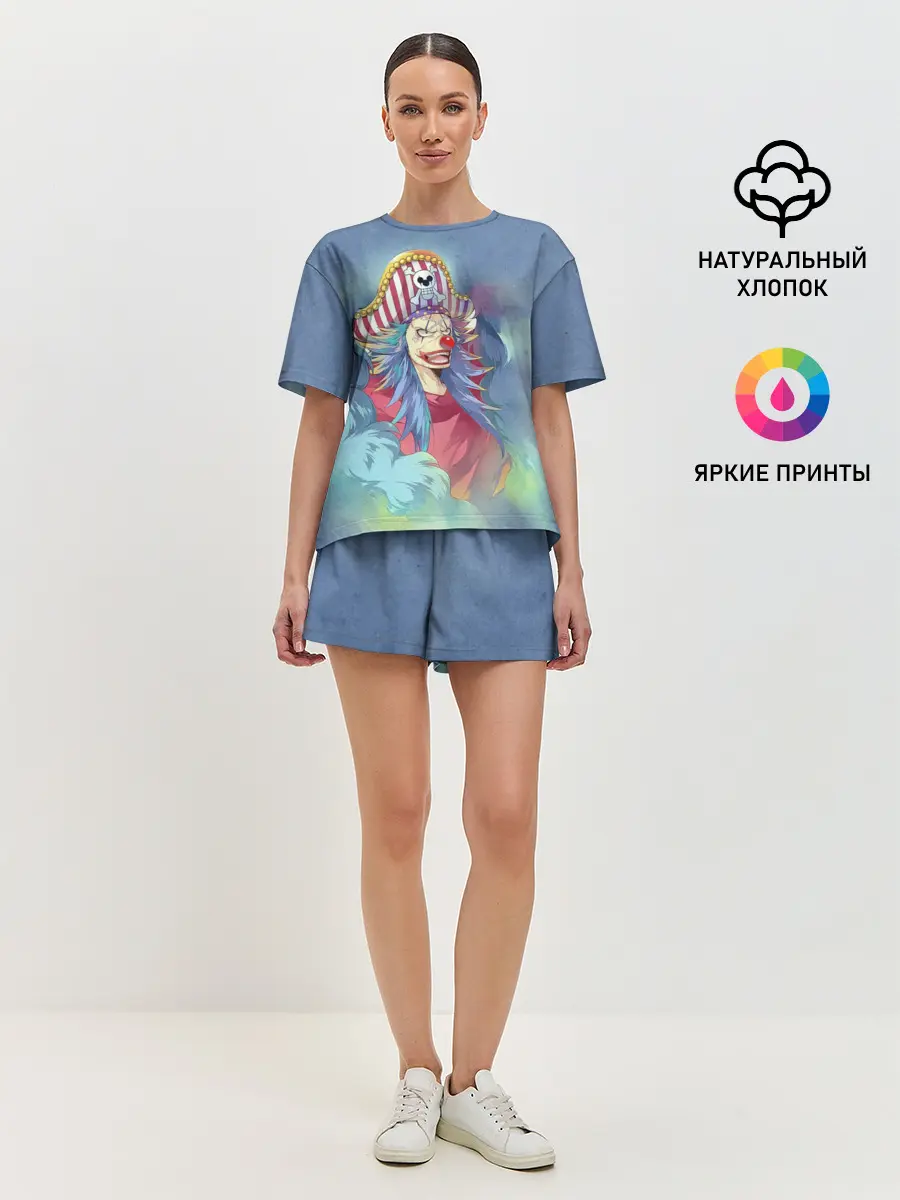 Женская пижама с шортами / Клоун Багги