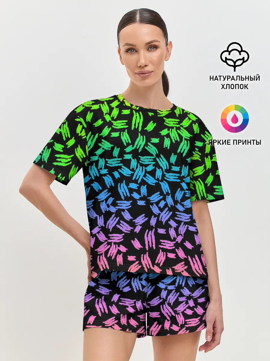 Женская пижама с шортами / PATTERN MONSTER ENERGY