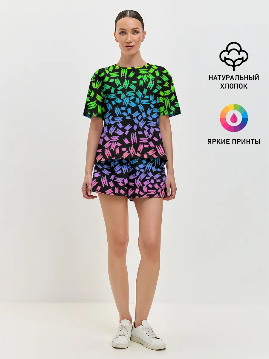 Женская пижама с шортами / PATTERN MONSTER ENERGY