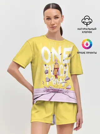 Женская пижама с шортами / Взлет Сайтамы