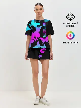 Женская пижама с шортами / BTS