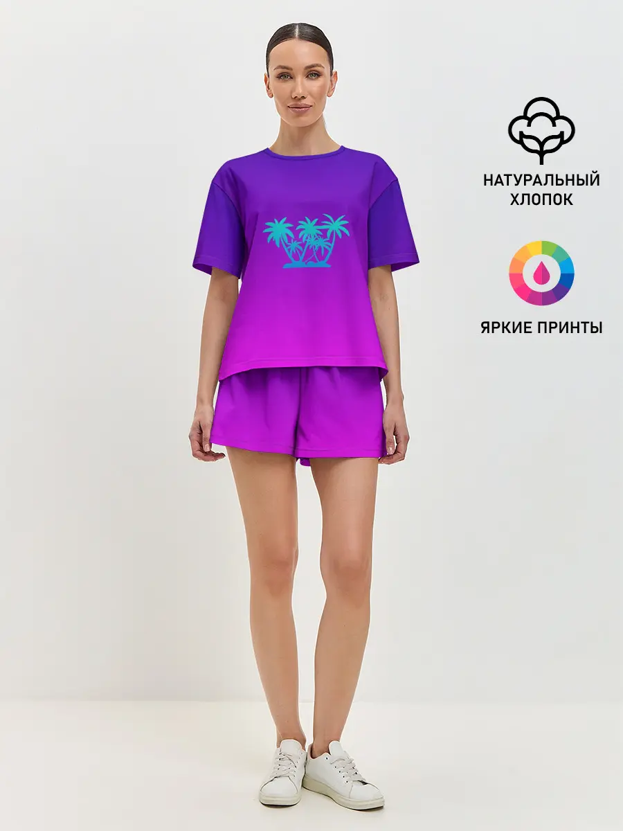 Женская пижама с шортами / Summer New