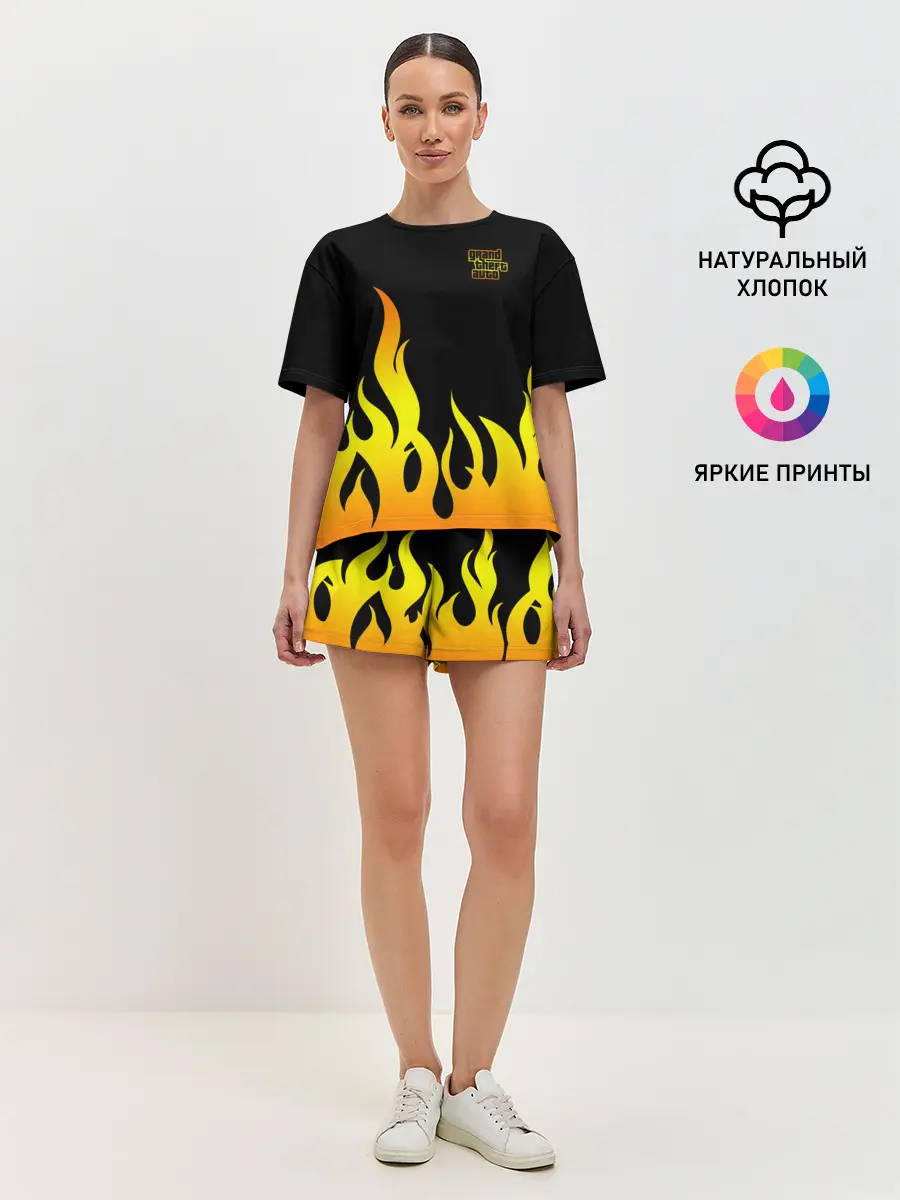 Женская пижама с шортами / GTA