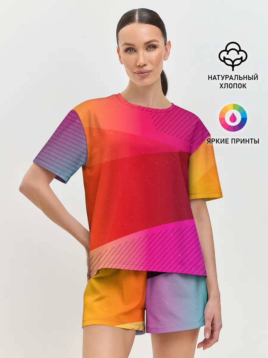 Женская пижама с шортами / ABSTRACT