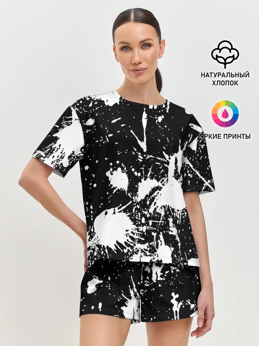 Женская пижама с шортами / ABSTRACT