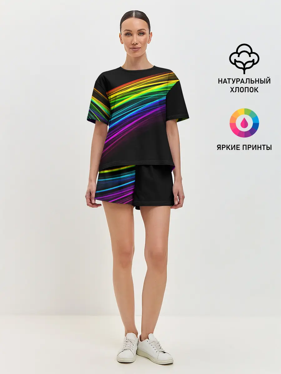 Женская пижама с шортами / АБСТРАКЦИЯ