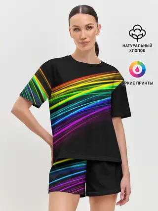 Женская пижама с шортами / АБСТРАКЦИЯ