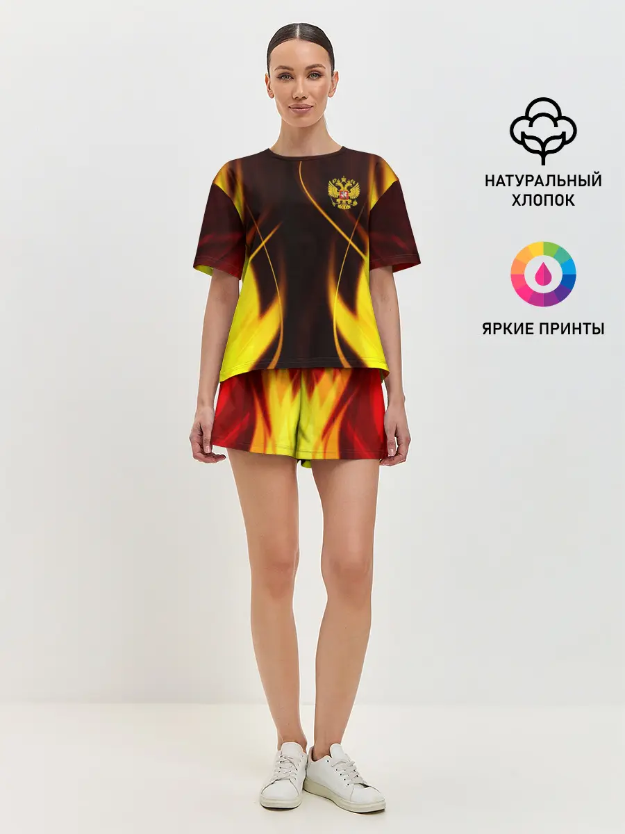 Женская пижама с шортами / Russian style | Русский стиль