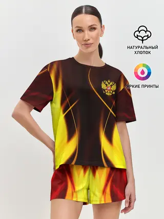 Женская пижама с шортами / Russian style | Русский стиль