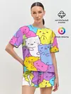 Женская пижама с шортами / МИЛЫЕ КОТЯТКИ