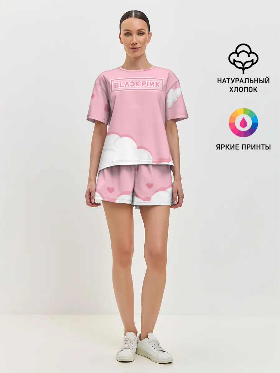 Женская пижама с шортами / BlackPink