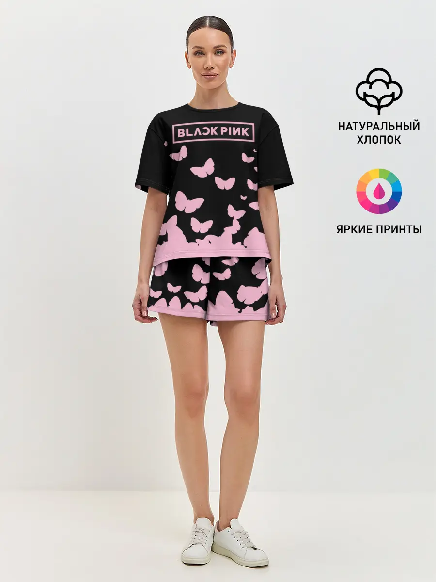 Женская пижама с шортами / BlackPink