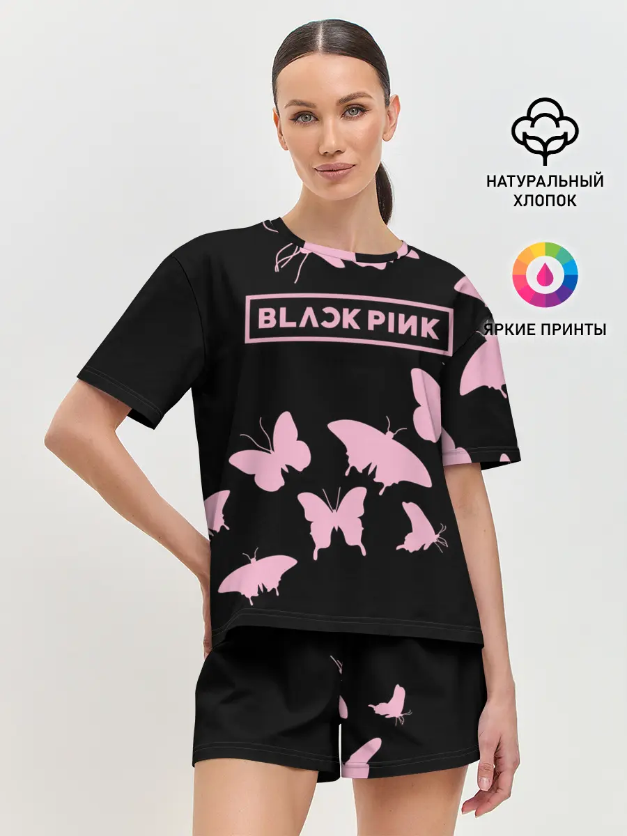 Женская пижама с шортами / BlackPink