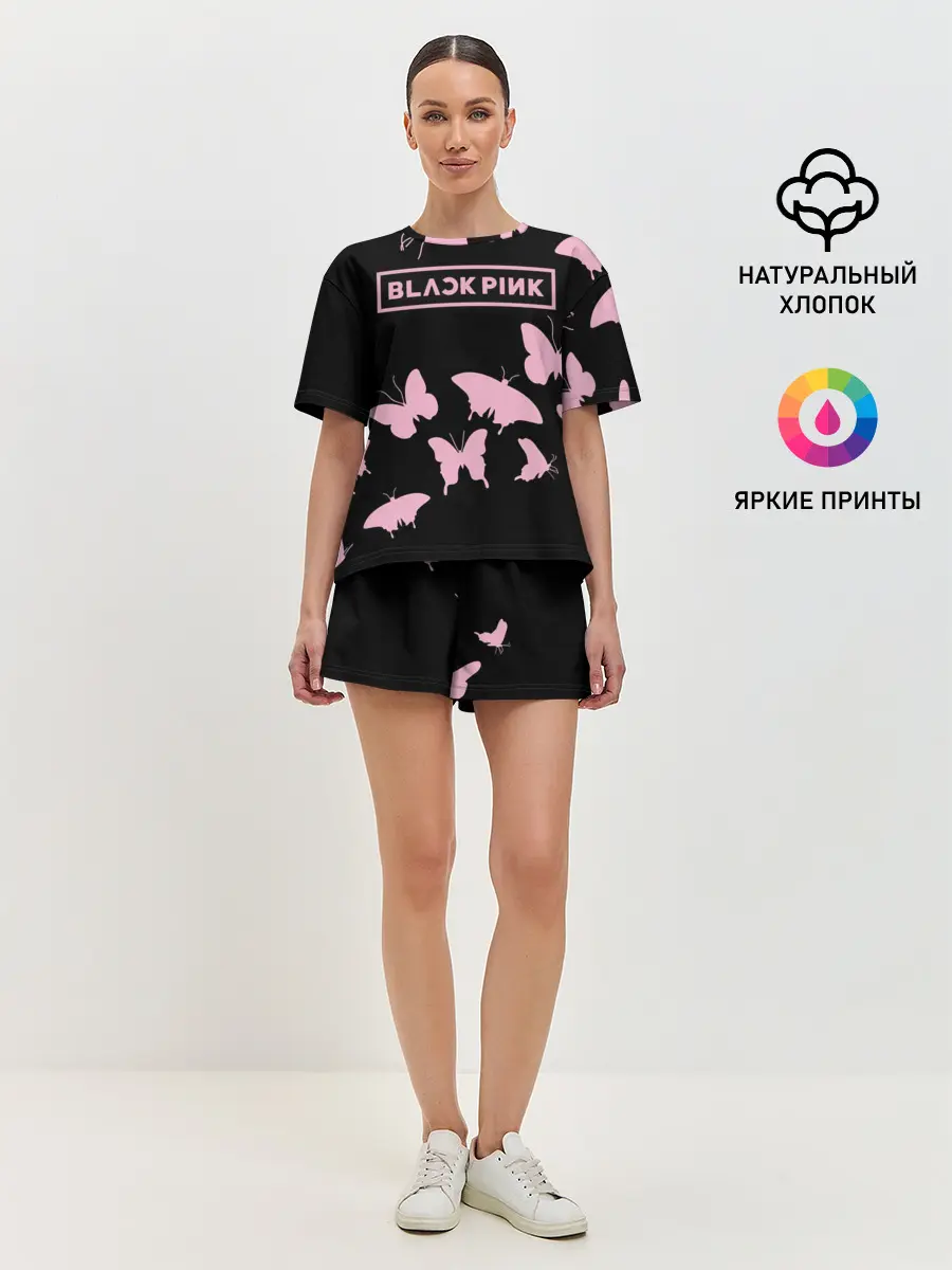 Женская пижама с шортами / BlackPink