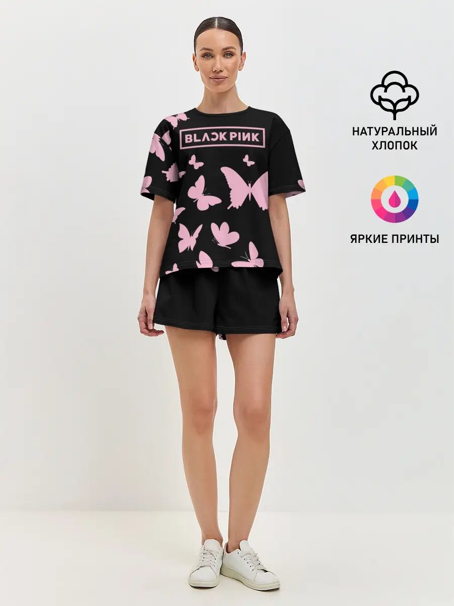 Женская пижама с шортами / BlackPink