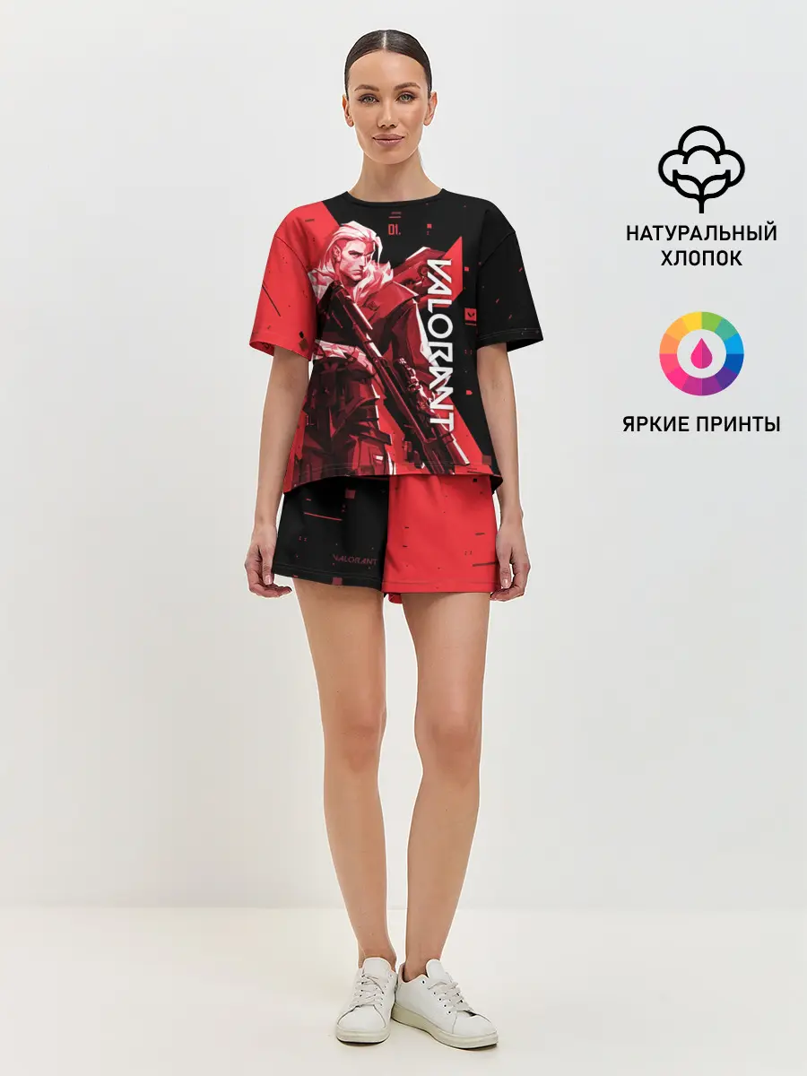 Женская пижама с шортами / VALORANT