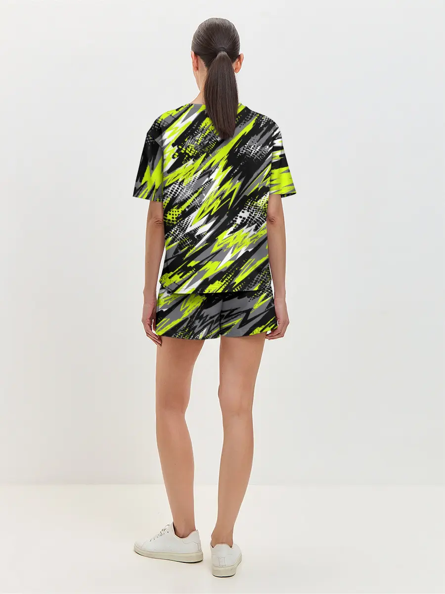 Женская пижама с шортами / Спортивный стиль