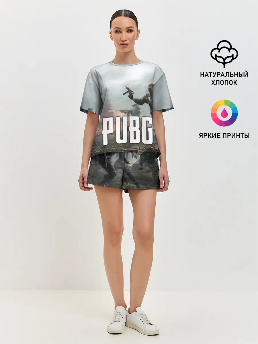 Женская пижама с шортами / Pubg