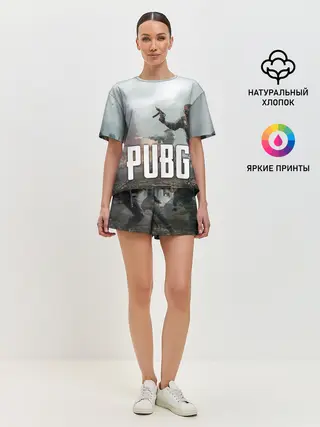Женская пижама с шортами / Pubg