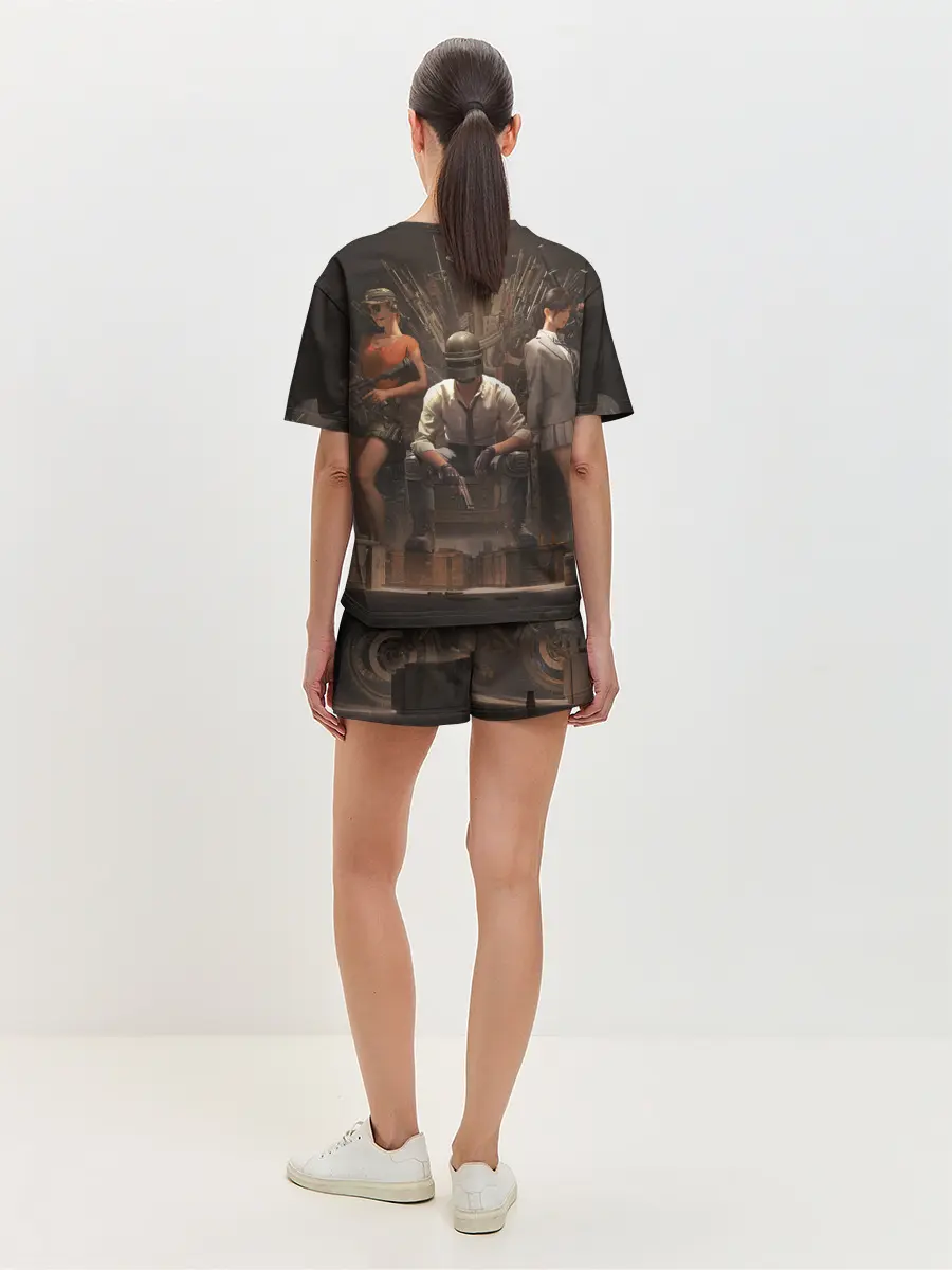 Женская пижама с шортами / Pubg