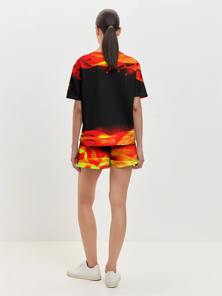 Женская пижама с шортами / Майнкрафт Подземелья