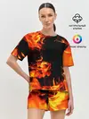 Женская пижама с шортами / ОГОНЬ | FIRE