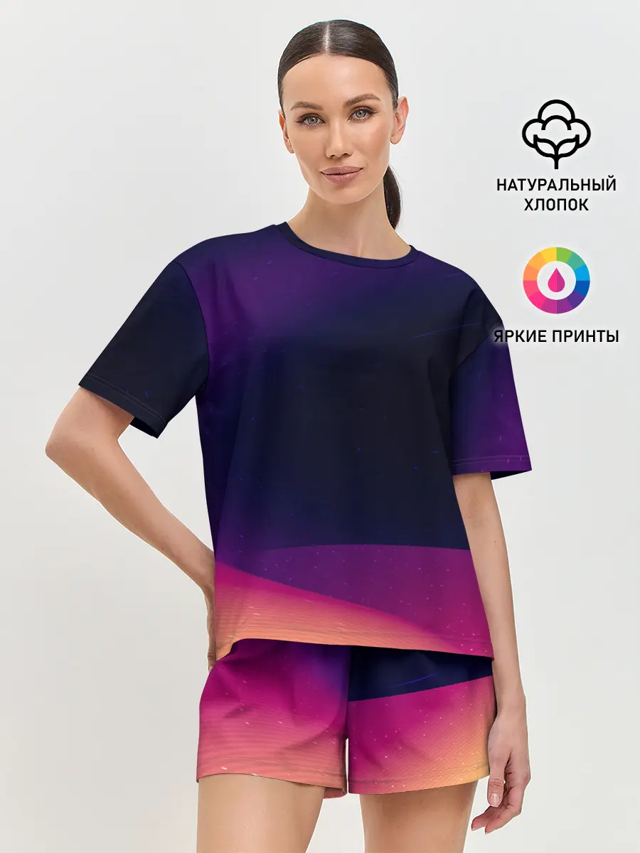 Женская пижама с шортами / ABSTRACT