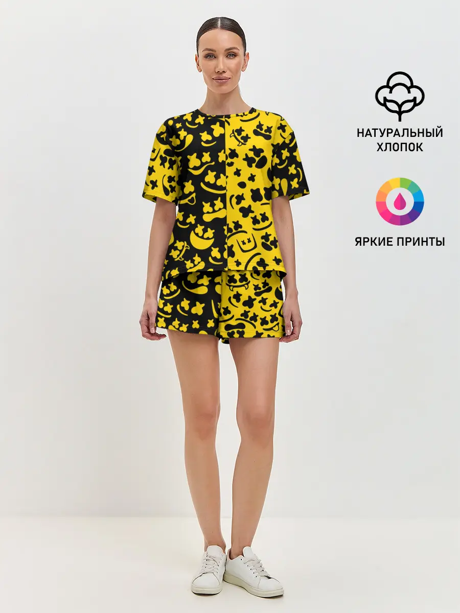 Женская пижама с шортами / FORTNITE x MARSHMELLO