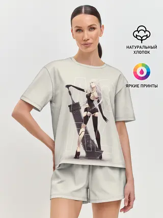 Женская пижама с шортами / A2