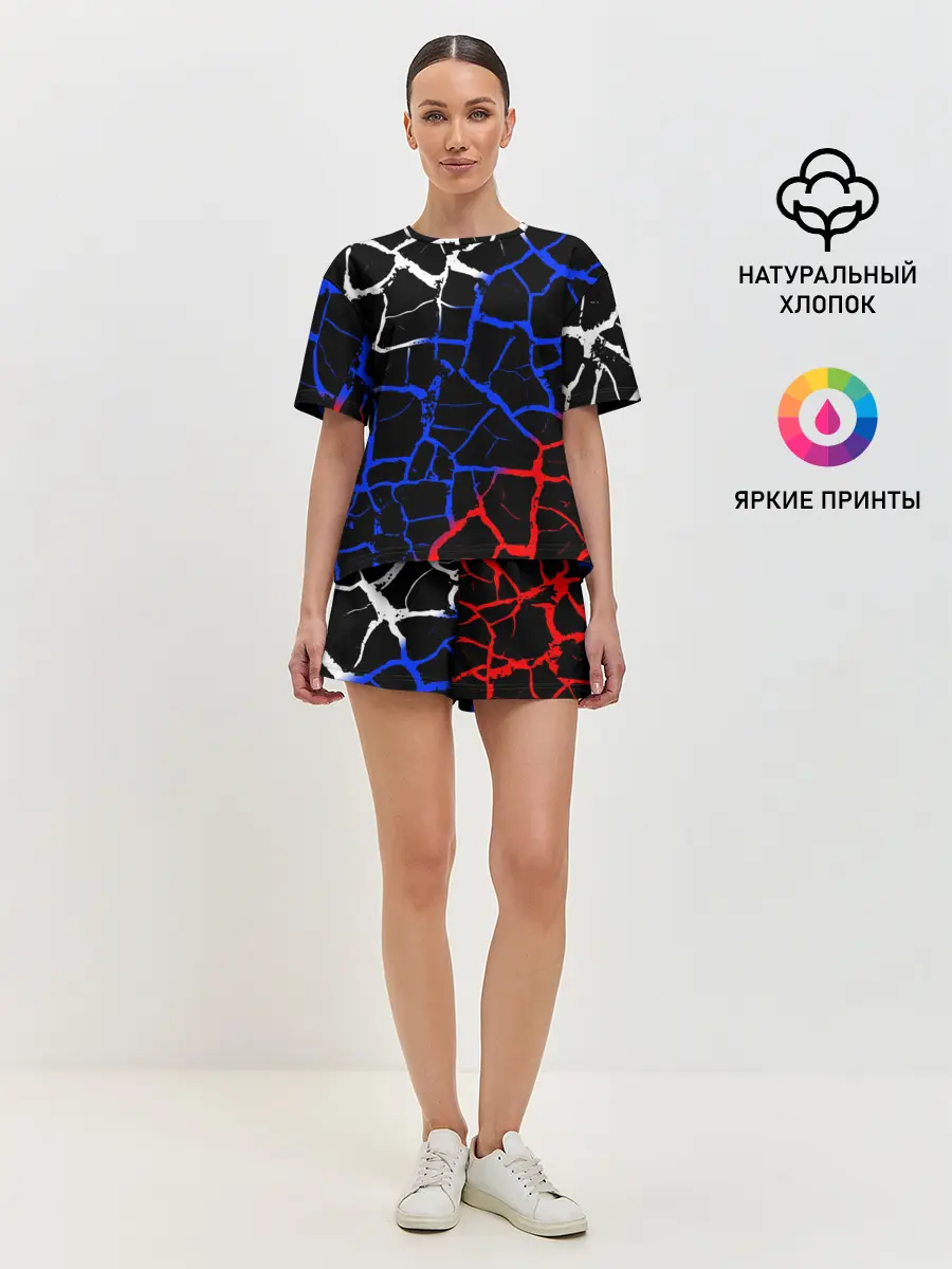 Женская пижама с шортами / Россия.