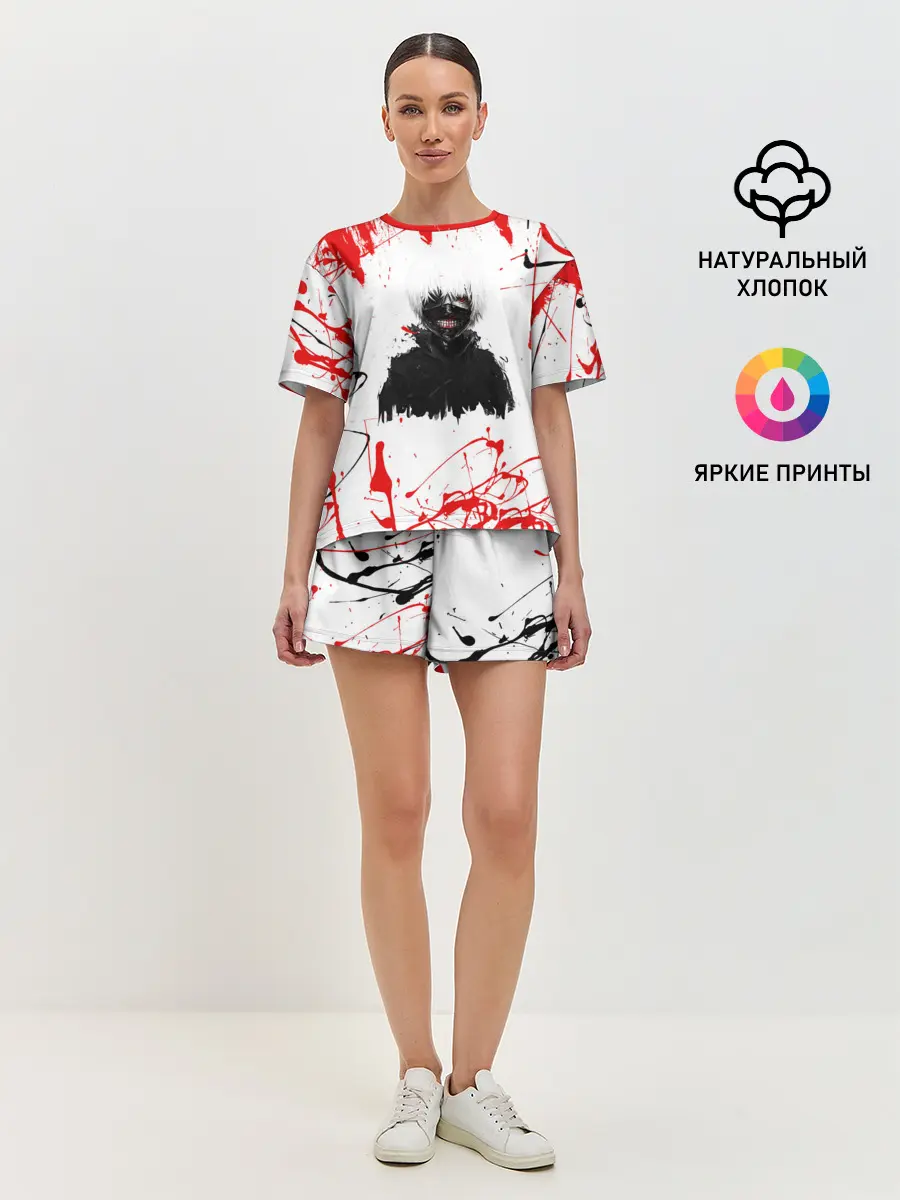 Женская пижама с шортами / Гуль