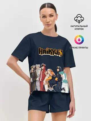 Женская пижама с шортами / Haikyuu