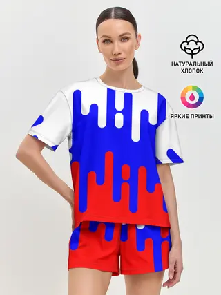 Женская пижама с шортами / Россия.