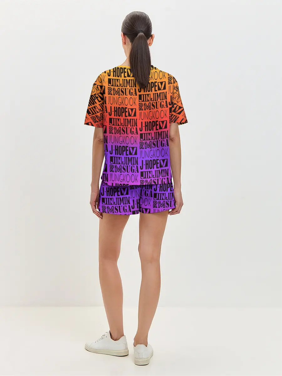 Женская пижама с шортами / BTS