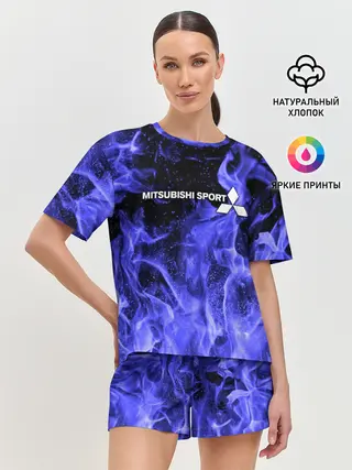 Женская пижама с шортами / MITSUBISHI