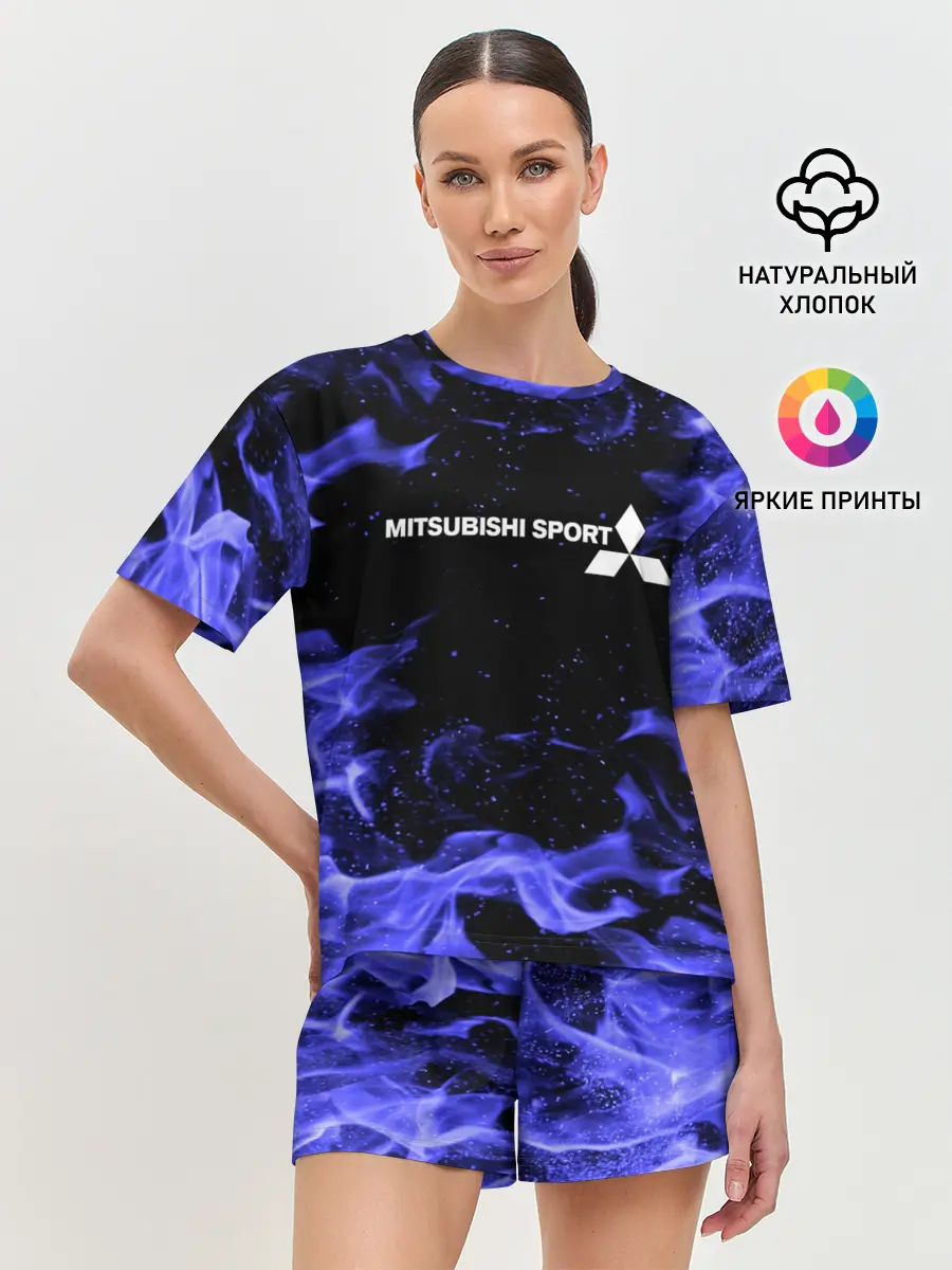 Женская пижама с шортами / MITSUBISHI