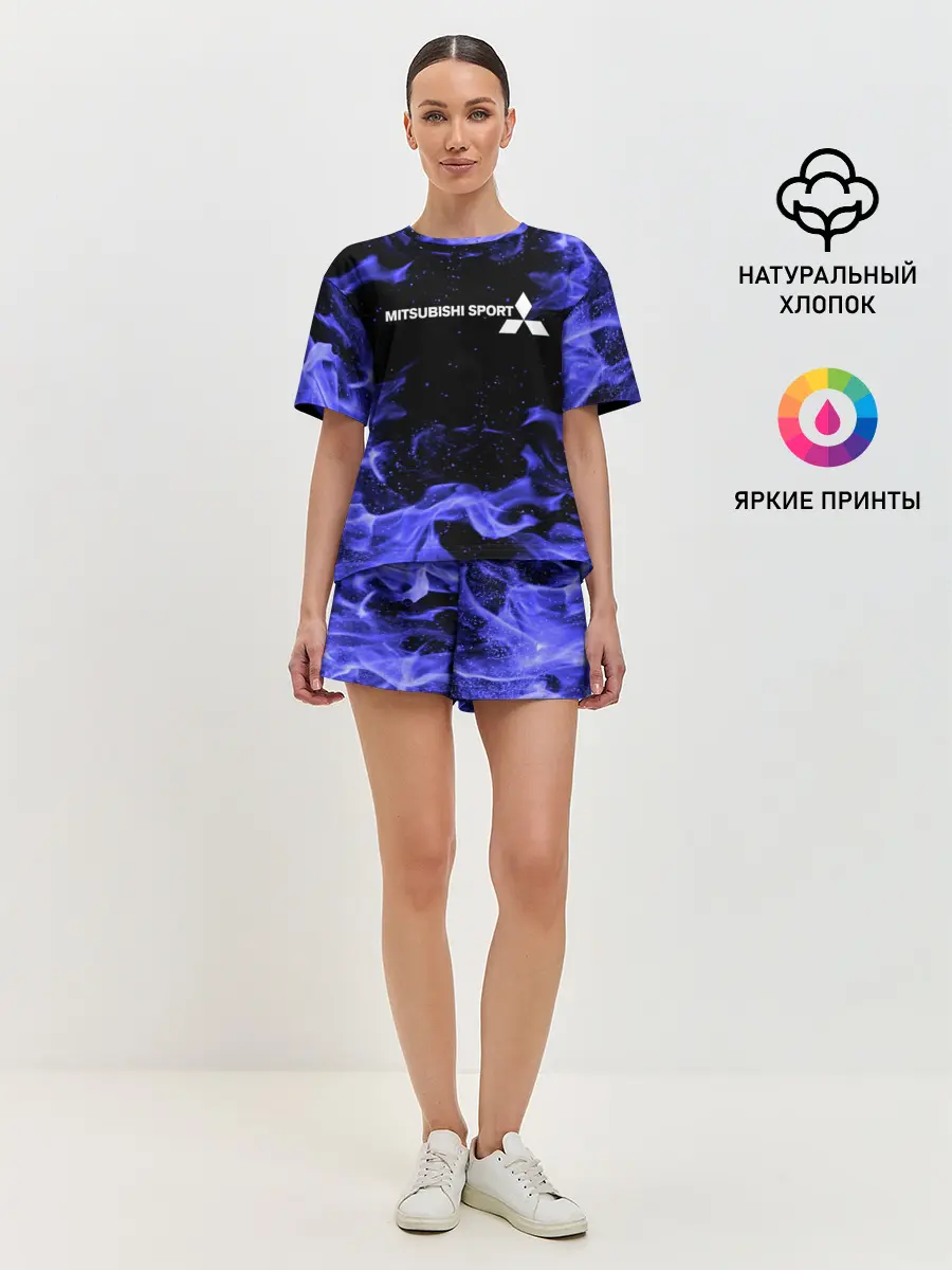 Женская пижама с шортами / MITSUBISHI
