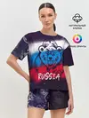 Женская пижама с шортами / Russia Bear