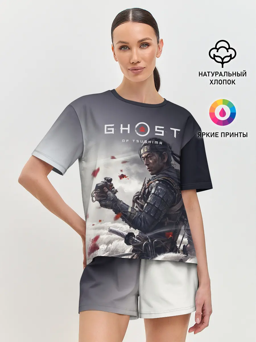 Женская пижама с шортами / Ghost of Tsushima